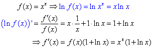 Logarithmic Differentiation