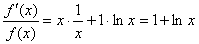 Logarithmic Differentiation