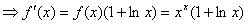 Logarithmic Differentiation
