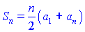 Arithmetic Progression Sum