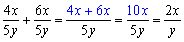 Adding and Subtracting Solution