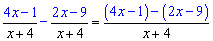 Adding and Subtracting Solution