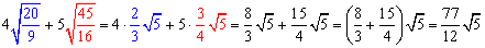 Radicals with Fractions