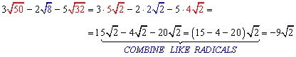 Adding Radical Expression