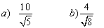 Dividing Radical Expressions