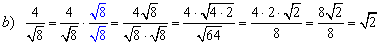 Dividing Radical Expressions sol