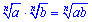 Product Rule for Radicals