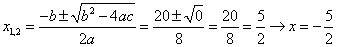 Quadratic Equation solution