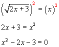 Equation with one radical Step 2