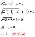 Equation with one radical Step 4