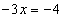 Linear Equation parentheses