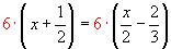 Linear Equation with fractions