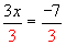 Linear Equation with fractions