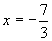 Linear Equation with fractions