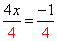 Linear Equation no parentheses
