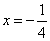 Linear Equation no parentheses