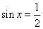 Trigonometric equation example
