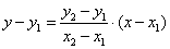 Two Point Form