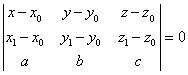 Planes equation
