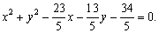 Equation of a Circle from 3 Points