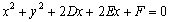 Equation of a Circle from 3 Points