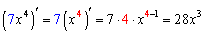 Derivatives of Polynomials Solution