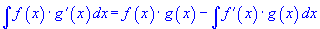 Integration by Parts