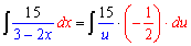 Make the substitution