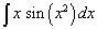 Integration by Substitution example