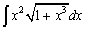 Integration by Substitution example