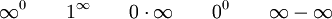 indeterminate forms