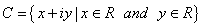 complex numbers