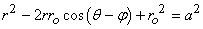 Equation of a circle