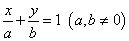 lines in two dimensions