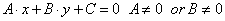 lines in two dimensions