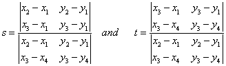 lines in two dimensions