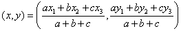 triangle incenter formula