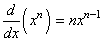 Power rule Formula