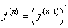Higher-order Derivatives