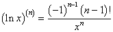 Higher-order Derivatives