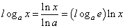 Logarithm Formula