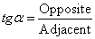 right-triangle formula