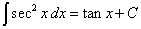integral of trigonometric function
