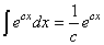 Integral of Exponential Function
