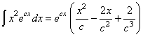 Integral of Exponential Function