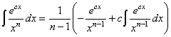 Integral of Exponential Function