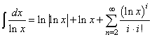 Integral of Logarithmic Function