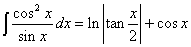 Integral of Trigonometric Function