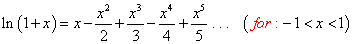 special power series formula