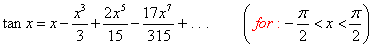special power series formula